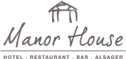 Manor House hotel, restaurant and bar, Alsager, logo