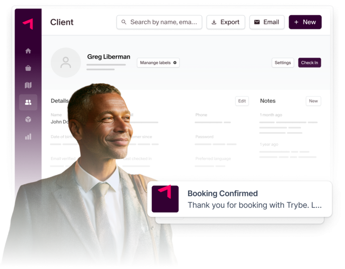 Trybe System TRYBE. All-in-One Spa & Leisure Management Platform | Trybe